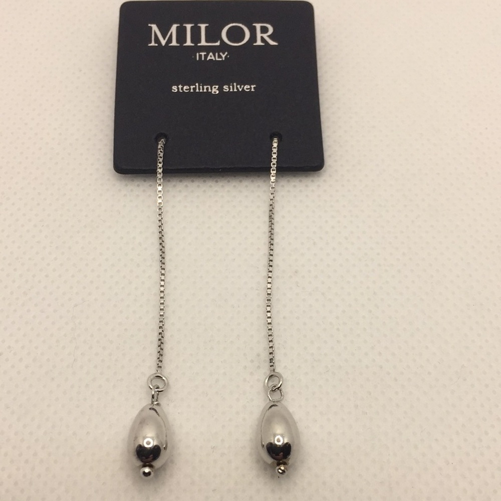 Milor Italy Sterling drop earrings